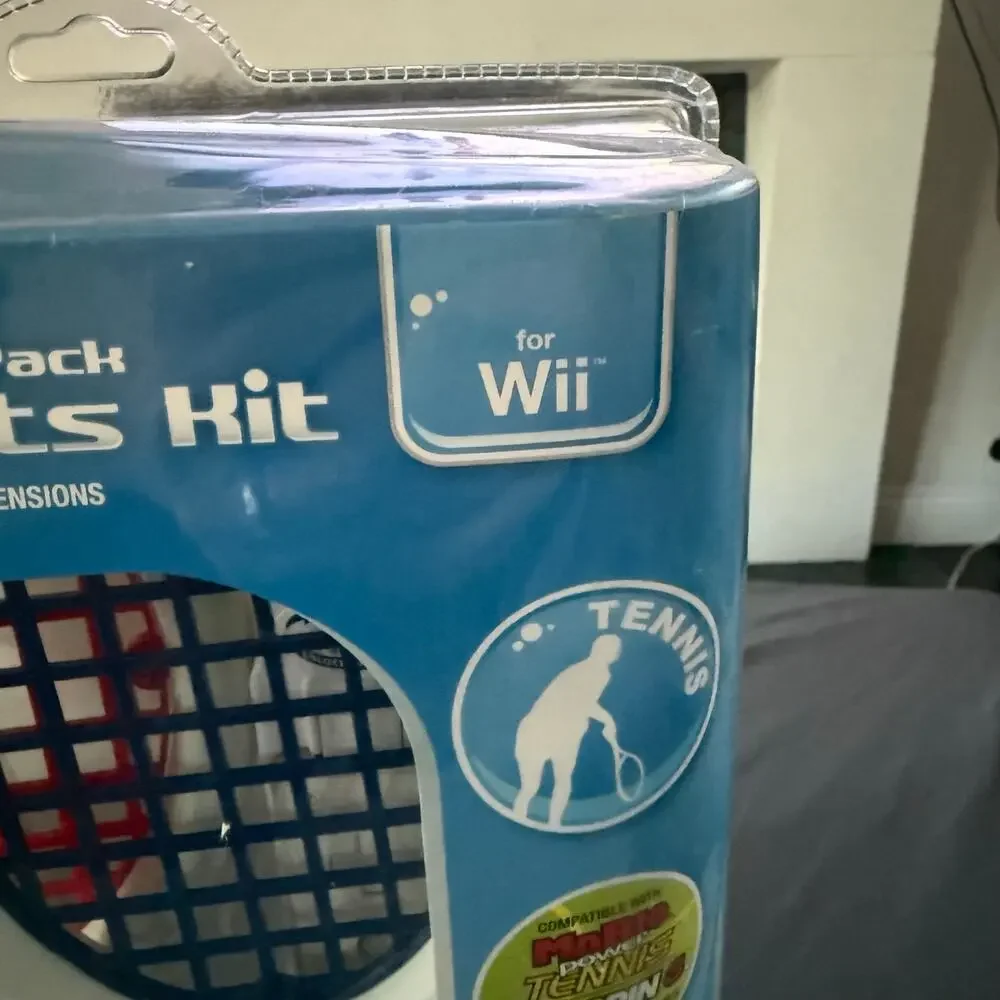DreamGEAR Nintendo Wii Soft Sports Kit Tennis Doubles Pack 2 Rackets New